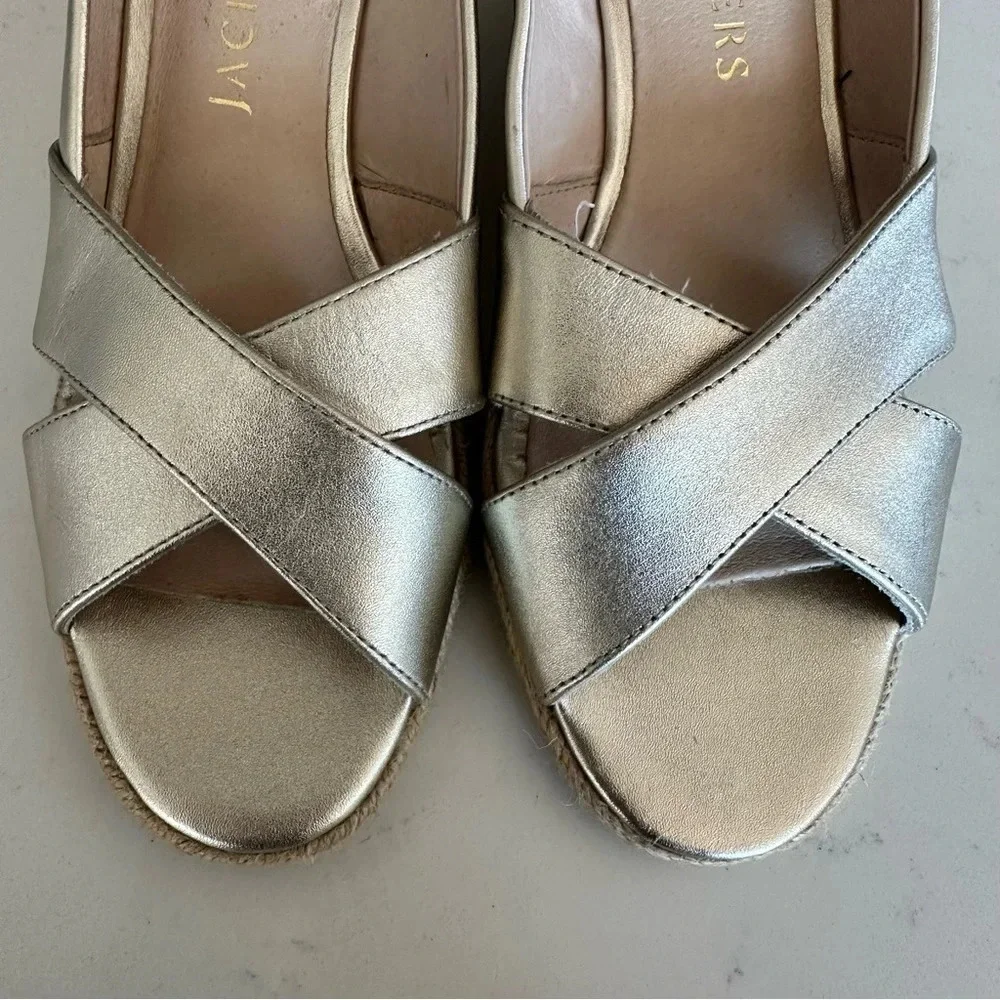Jack Rogers Palmer Crisscross Wedge Espadrille size: 7